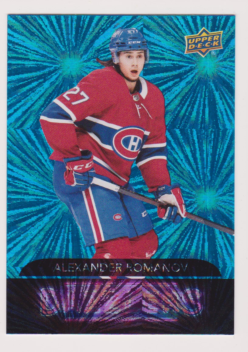 2020-21 Upper Deck Dazzlers #DZ124 Alexander Romanov (image for) 2020-21 Upper Deck Dazzlers #DZ124 Alexander Romanov